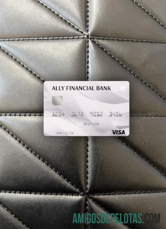 Foto do cartão Visa do US Ally Financial Bank Visa Front baixar para verificação